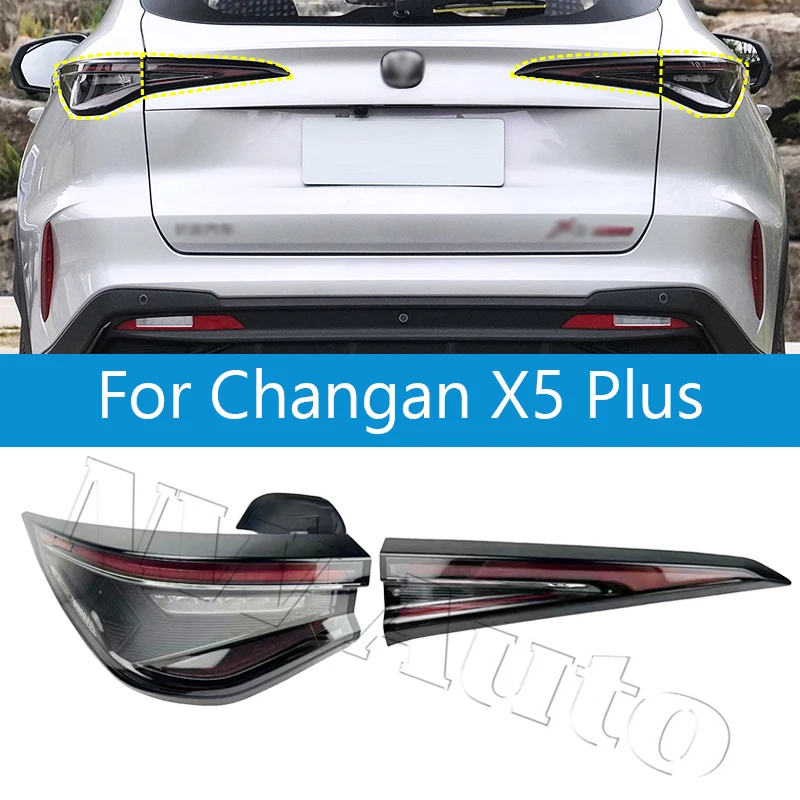 Achterlicht remlicht voor Changan X5 Plus achterbumper binnen buiten binnen achterlicht remlicht