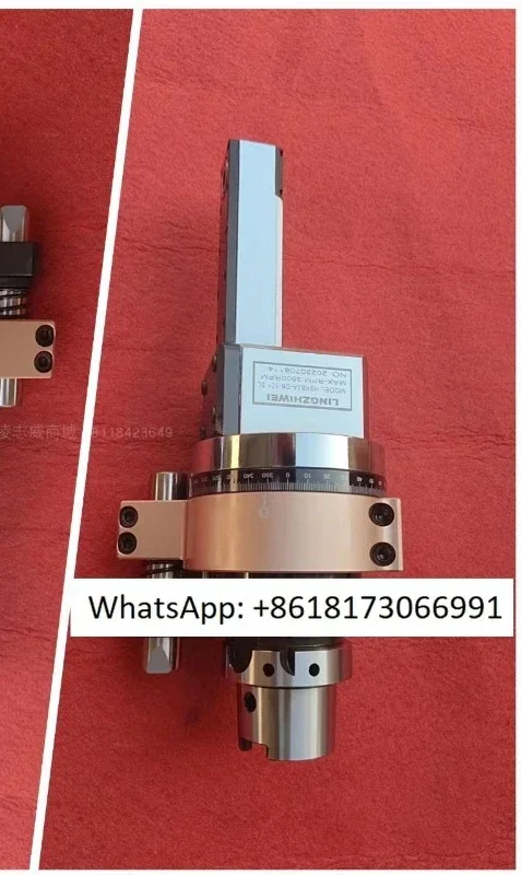 end small angle head side milling head, rear pull angle head side milling small hole milling head90-HSK63A-D6-101.5L 3500RPM