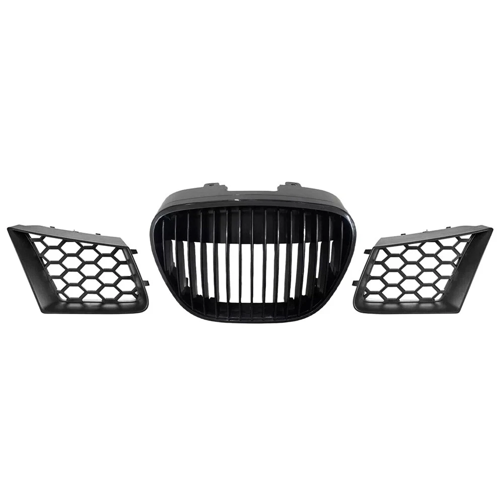 

For 2002-2009 Car Grill For Seat Car Modification Badgeless Grill For Car Plastic Material Stable Characteristics