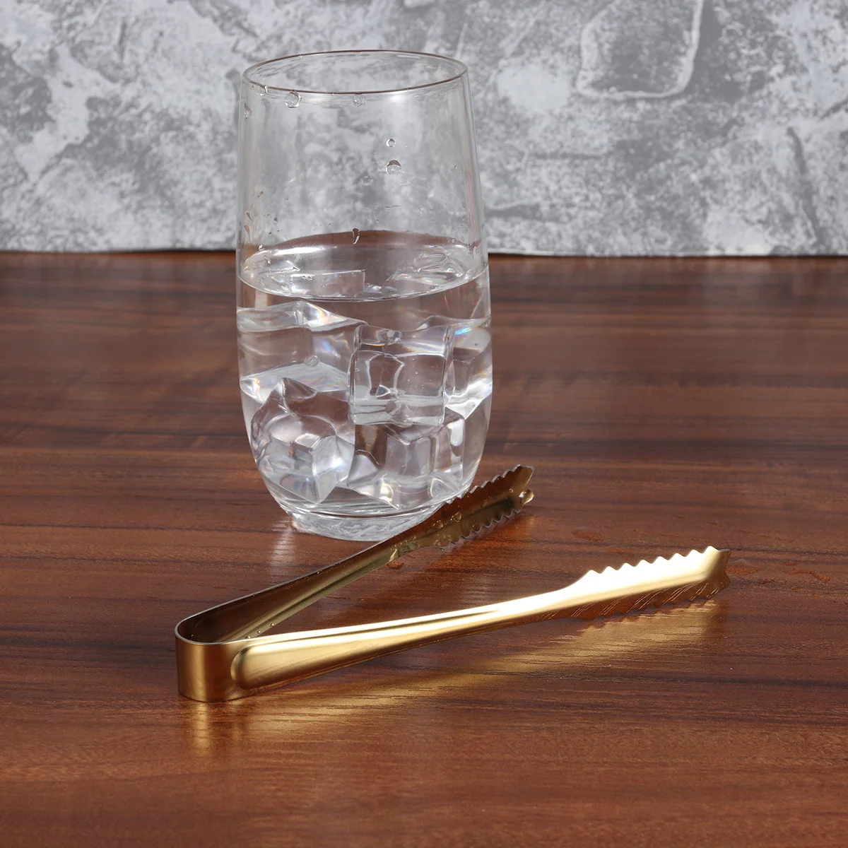 

4 Pcs Stainless Steel Food Tongs Clip Cooking Appetizers Ice Cube Charcuterie Serving Utensils for Mini