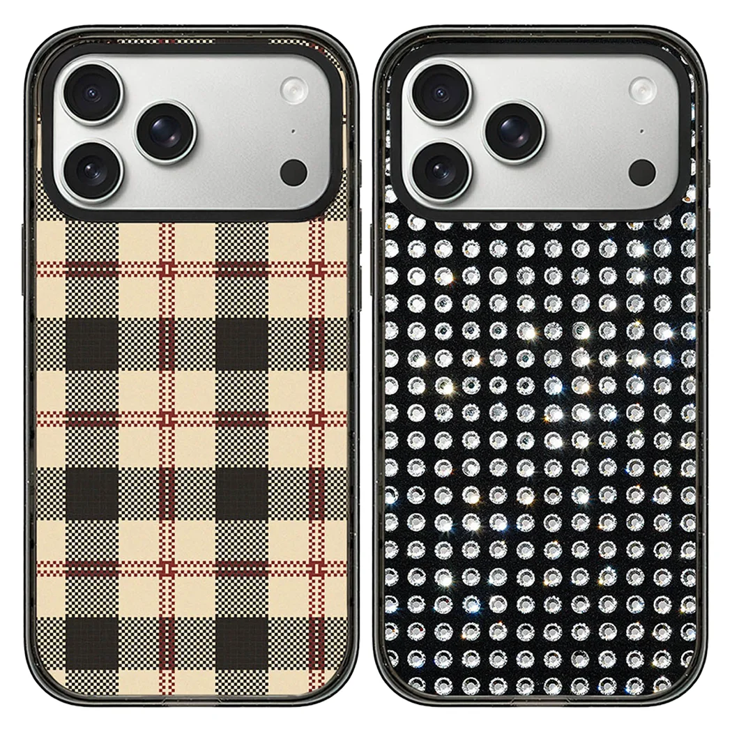 

5112820 Acrylic Black Border Magnetic Case: Compatible With IPhone 17 16 15 14 13 12 Pro Max 17 Air