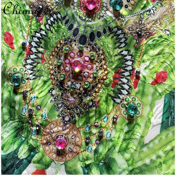 French Light Luxury Retro Printing High-end Sleeveless Vest Dress Spring and Summer New Fashion Slim-fit Elegant Women's Dress