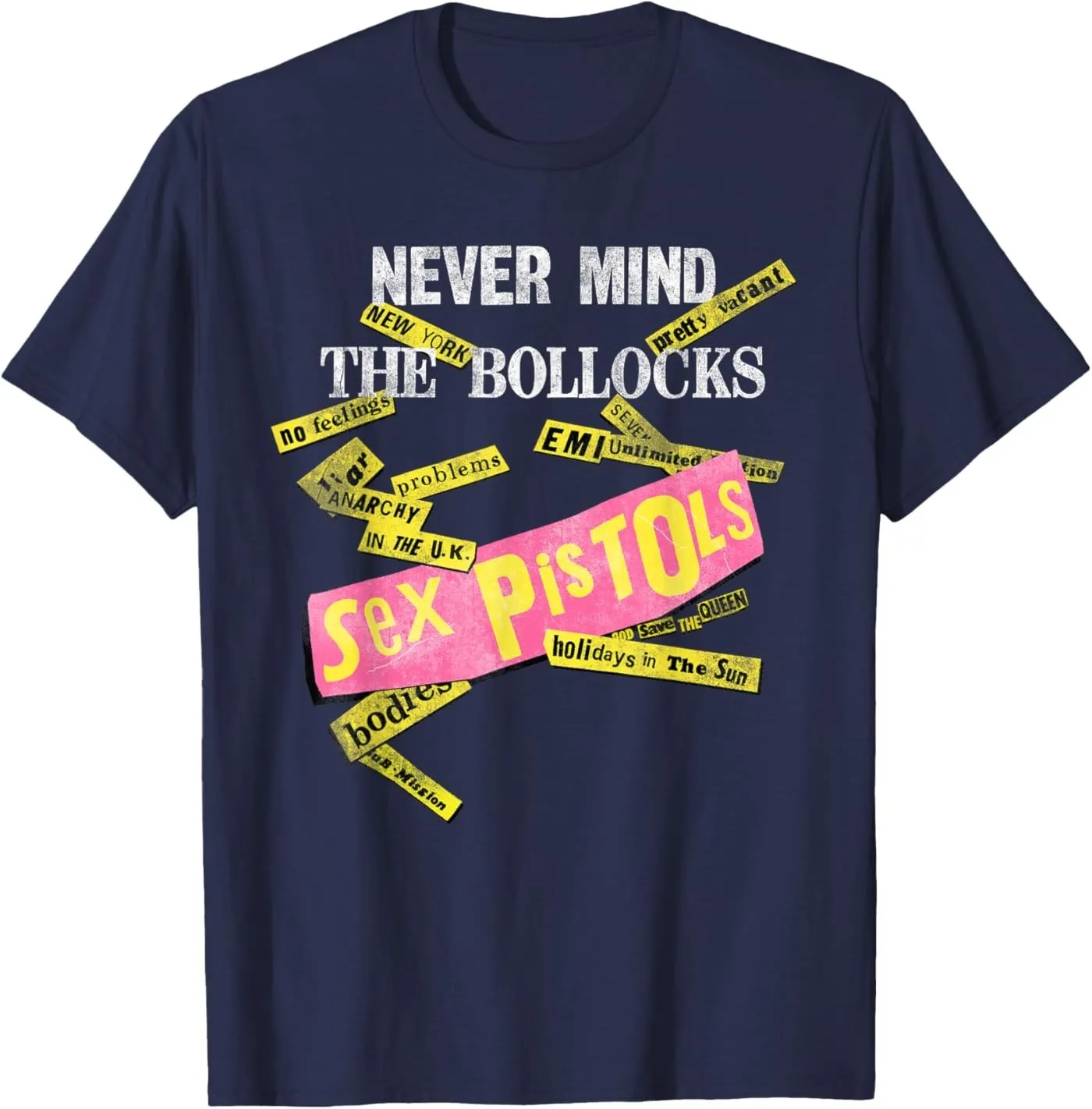 Sex Pistols T-shirt officiel Never Mind The Bollocks Tabs