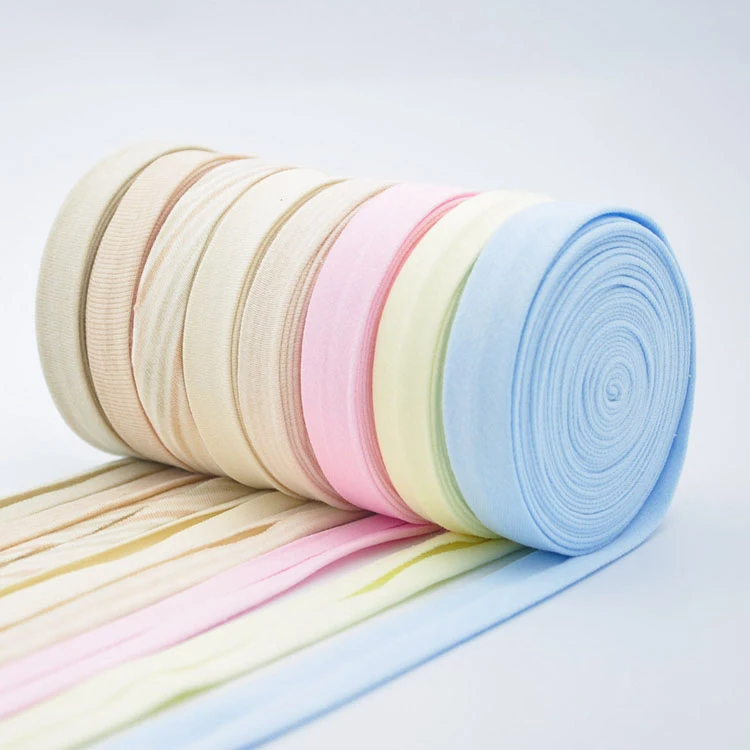 Ultra Soft Bias Tape 100% Cotton 20mm Width Silk Cloth for Baby Cloth Very Soft and Skin-friendly Bias Binding Tape 5meters/lot