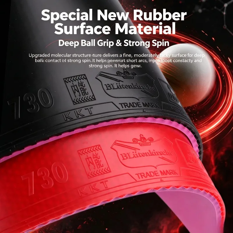 KOKUTAKU Table Tennis Rubber Sticky Inverted Ping Pong Rubber Sheet With Inner Energy High Elastic Sponge Table Tennis Rubbers