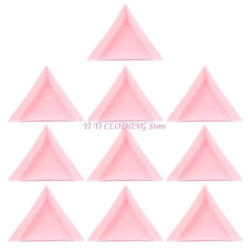 

N5KF 10pcs Stylish Diamonds Art Storage Trays for Seamless Organization and Accessibility In Crafting Supplies Daily Use