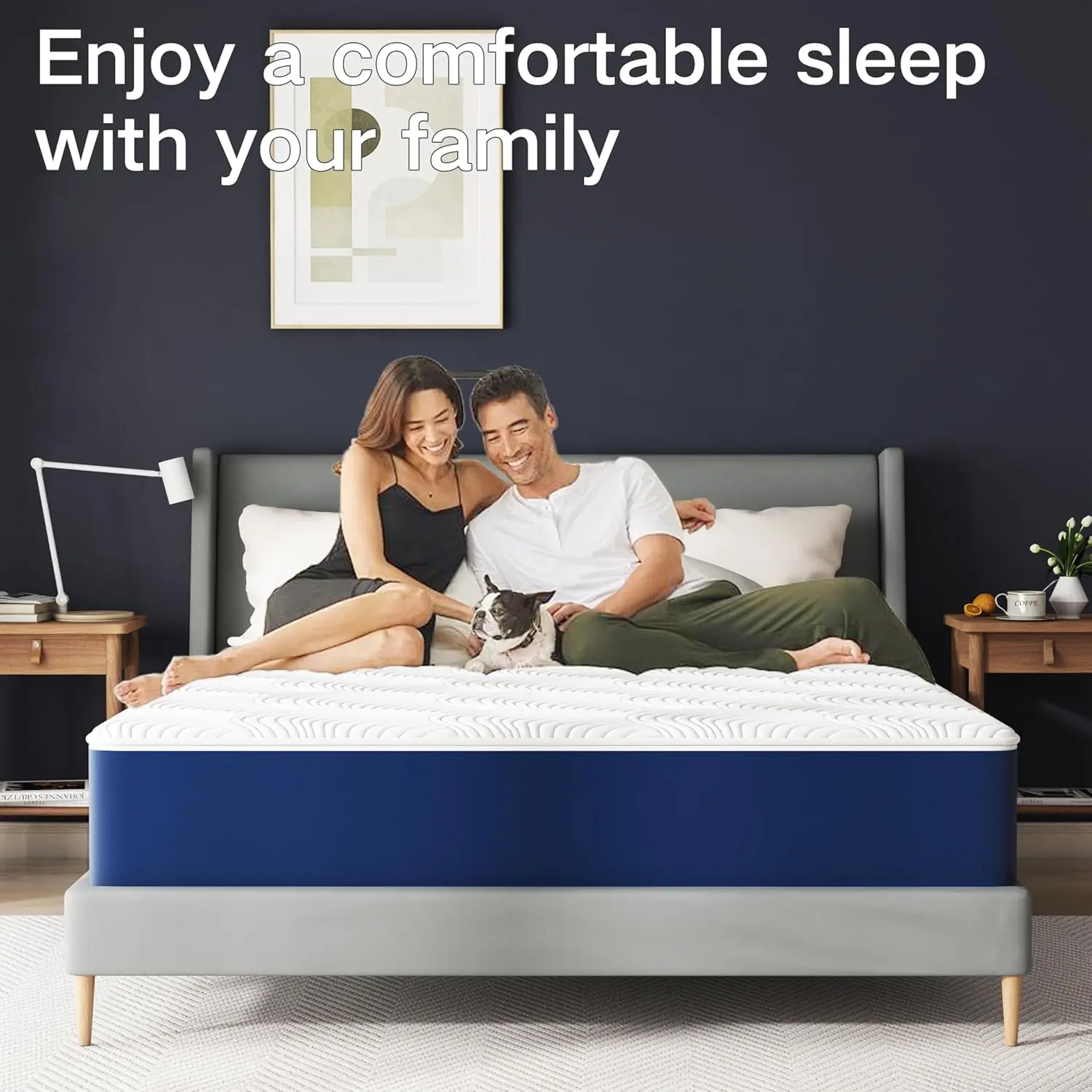 مرتبة إسفنجية حديثة ضيقة عالية الكثافة تدعم غرفة نوم الفندق والمستشفى والمدرسة المنزلية مع ميزة التدليك للأطفال الرضع #4