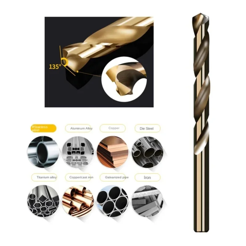 M35 Stainless Steel Tool Set Accessories For Metal Stainless Steel Drilling Tool Drill Bit Cobalt High Speed Steel Twist