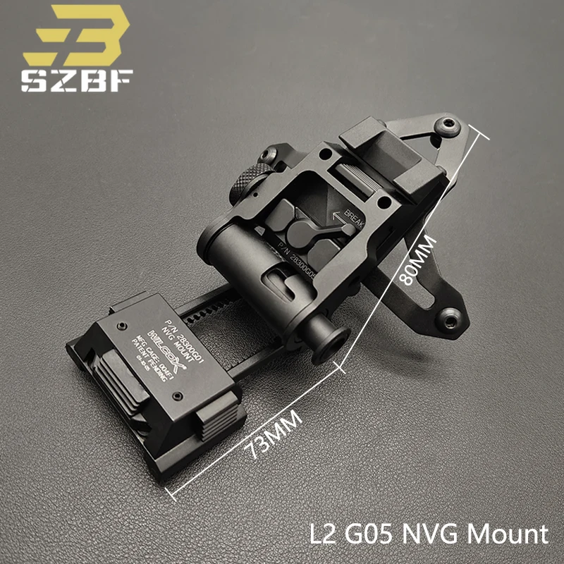 Imagem -05 - Night Vision Goggles Mount para Capacete Suporte Capacete Tático Acessório Base L2g05 L4g24 Pvs14 Pvs-15 Pvs-18