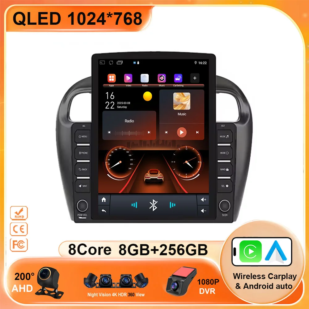 9,7 Android 15 Radio de coche para Mitsubishi Mirage Attrage 2012-2018 Space Star 2014 navegación Gps estéreo Multimedia