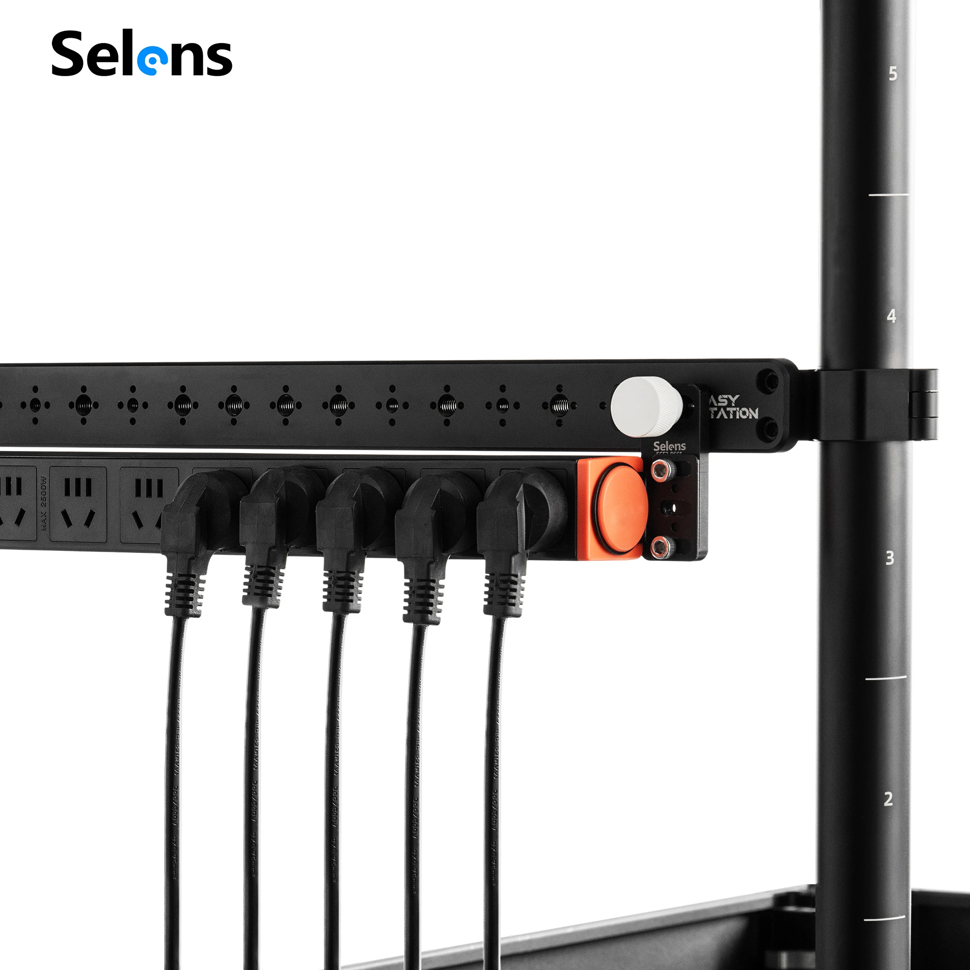 Selens Film Director Car Special Parts- Insert Fixed Seat Aluminum Alloy Power Strip Fixed Seat Photography Accessories