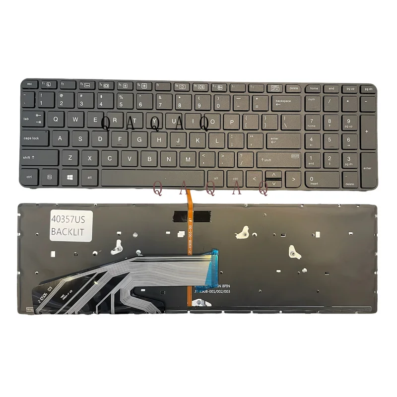 

QA New Laptop keyboard Laptop for HP ProBook 450 455 470 G3 450 455 47