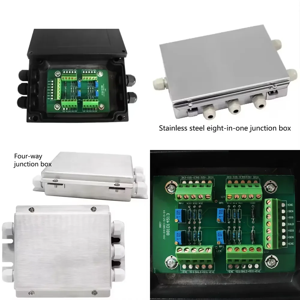 Multi Channel Junction Box Can Balance Each Output Prevent Damage of Induction lightning and Surge signal for Load Cell