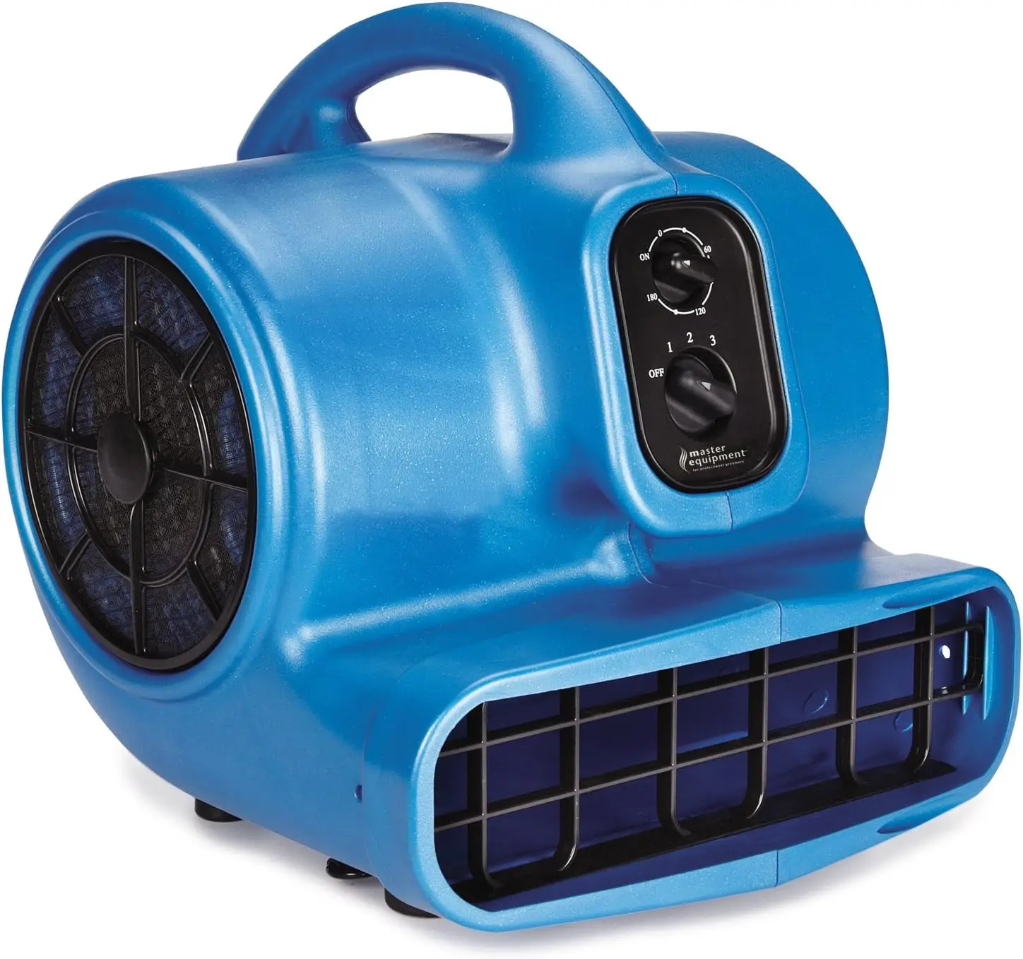 Blue Force Air Dryer with Cage – Quiet Pet Fur Dryer Offers 3 Speeds Up to 2,000 CFM, 0.33 HP