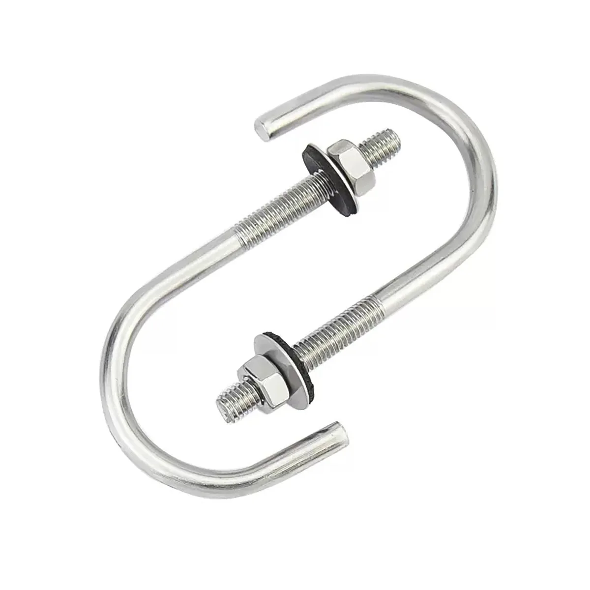 304 Stainless Steel Irregular Bolt Square / Circular / Right Angle Corrugated Hook Nail M5M6
