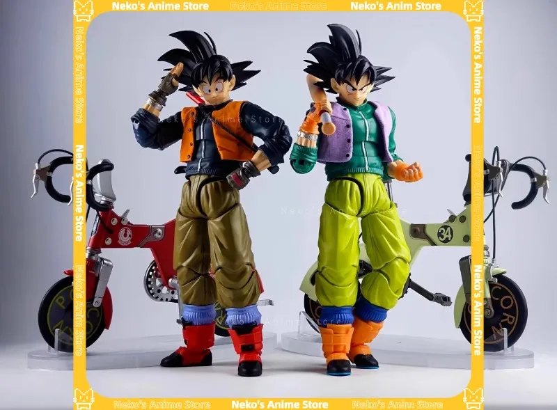 

In Stock Tonsenarttoys Kamione Son WuKong Bike 01A 01B SHF Fly Page Ride Bike Gogeta Anime Action Figures Toys Model Collection