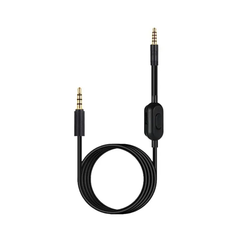 ABZW Gaming Headphone Audio Cable For Logitech G233 G433 GPRO GPRO X2 With Mute Volume Control Clip