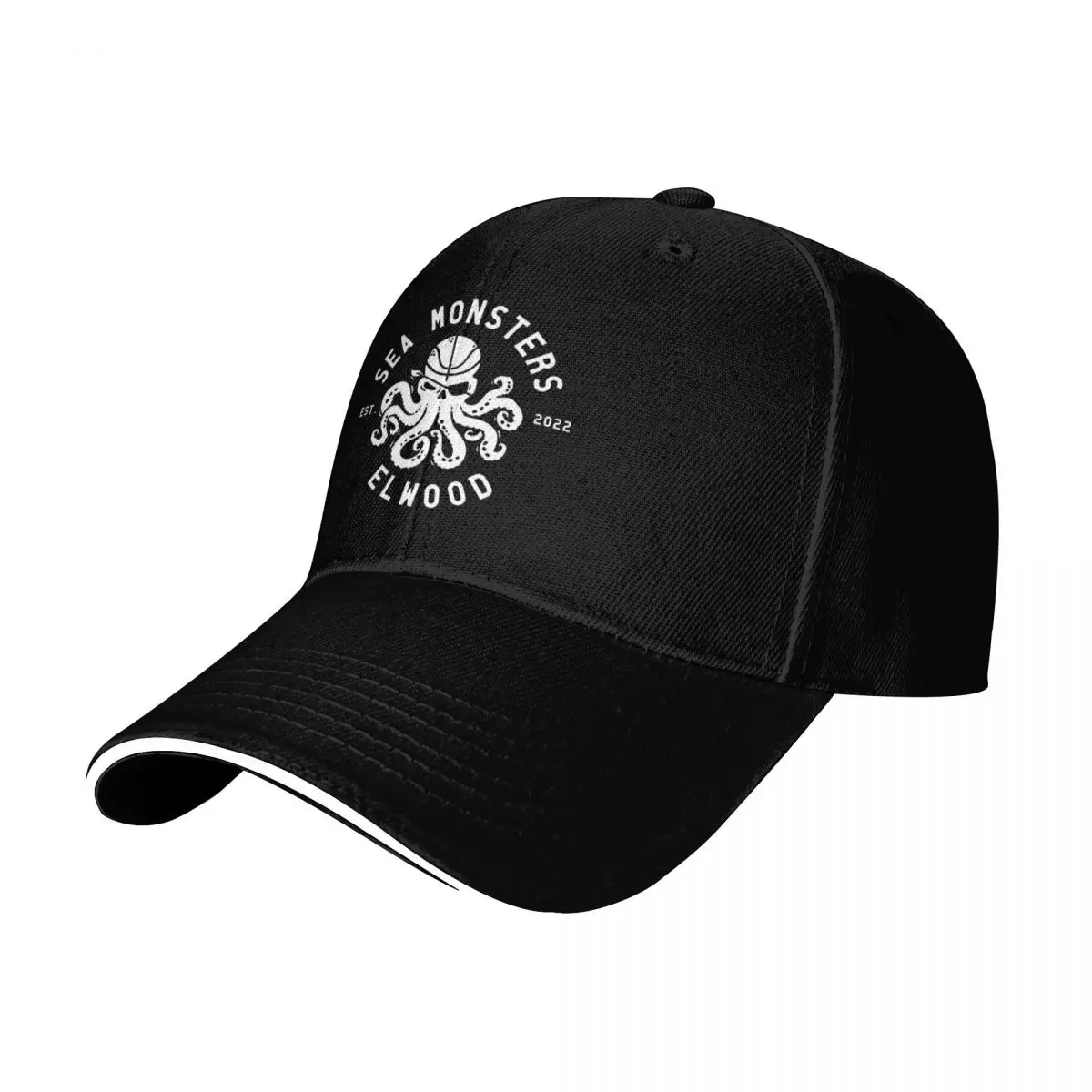 Elwood Sea Monsters Baseball Cap Male hat New In The Hat Mens Caps Women's