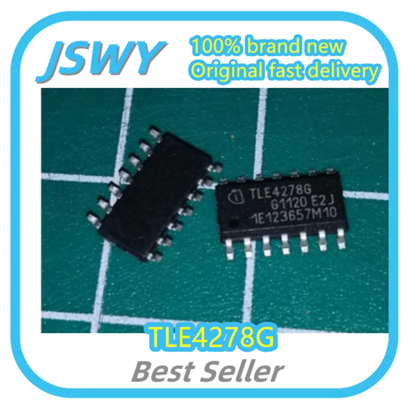 (10/50pcs) TLE4278G TLE4278 SOP-14 Linear Voltage Regulator for Automotive Computer New and Original Inventory Fast Shipping