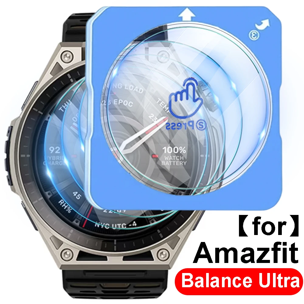 1-5pcs Tempered Glass Screen Protector for Amazfit Balance Ultra HD Protective Films for Amazfit Balance Ultra Easy Installation