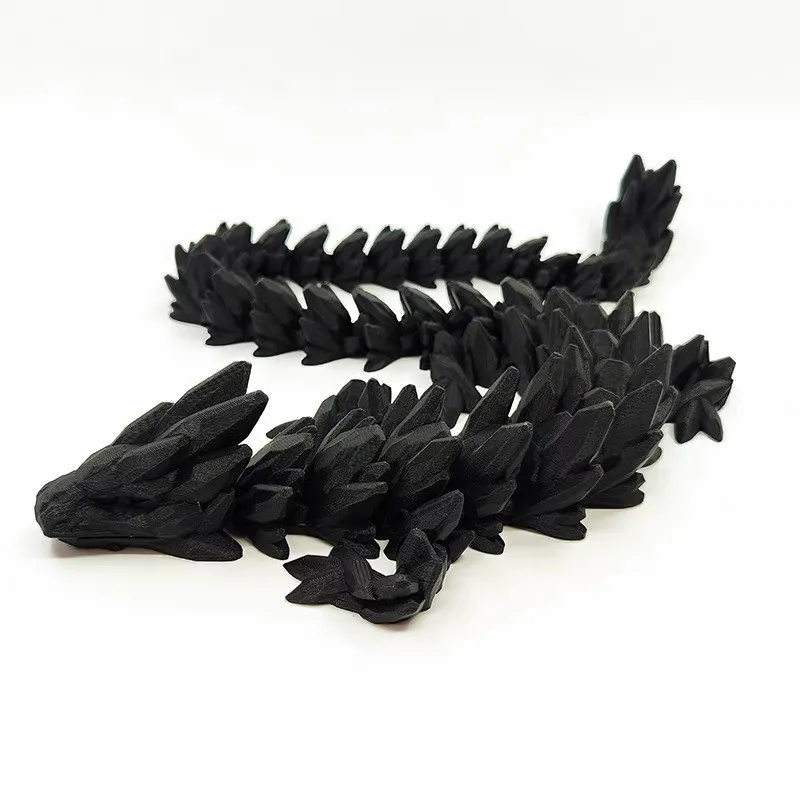 1 Stück 3D-gedruckte Edelstein-Drachenfigur – schillernde Kunststoff-Schreibtischdekoration, ideal für Schlafzimmer und Büro, perfektes Geschenk für Weihnachten