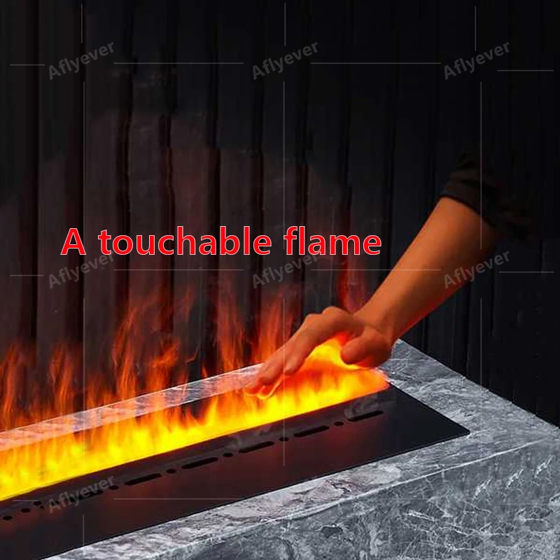 Multi-color 3D atomizing fireplaces Home fireplace decor Electronic steam humidifiers simulate flame embedded fireplaces