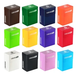 80+ Portable Card Deck Box Multi-color Cards Case for PTCG/MGT/YGO/Gathering PP Storage Box with Divider