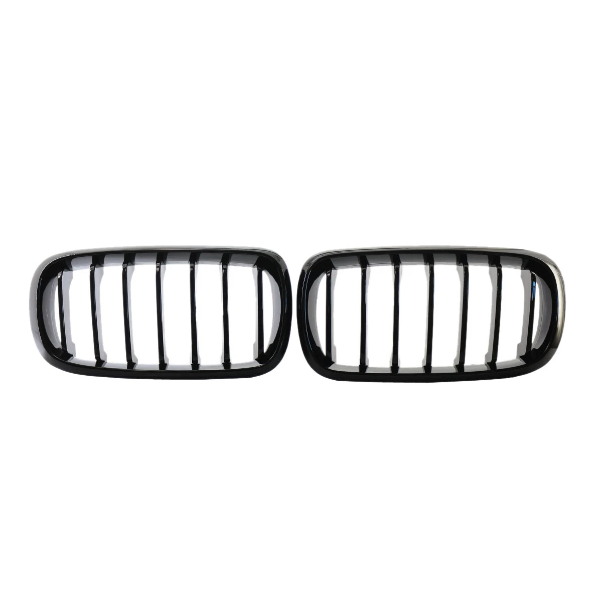 

Для BMW X5 F15 X6 F16 X5M X6M 2014-2017 передний бампер капота, решетка почек, глянцевая черная решетка с одной планкой