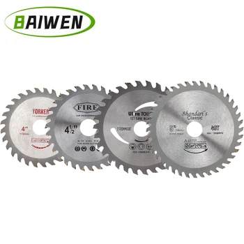 Daire testere bıçağı disk/4/4/5 inç ahşap kesme aleti delik çapı 20mm döner aracı ağaç İşleme