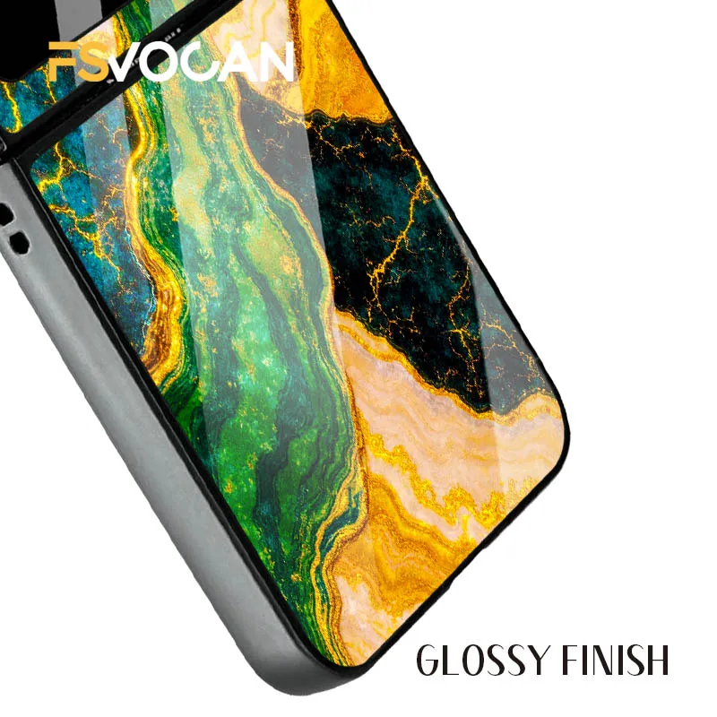 حافظات قافية رخامية بلوم غنائي لهاتف سامسونج جالاكسي Z Flip6 8 5G Flip 3 5 6 4 7 فنية جيولوجية متعددة الألوان #5