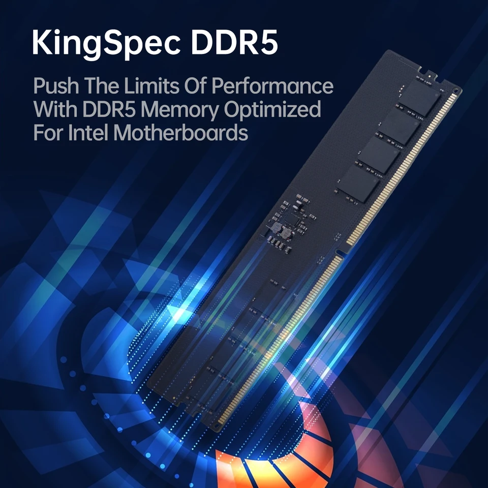 KingSpec Memoria RAM DDR5 5600mhz 6400MHz 6000MHz 16GB 32GB 16GBx