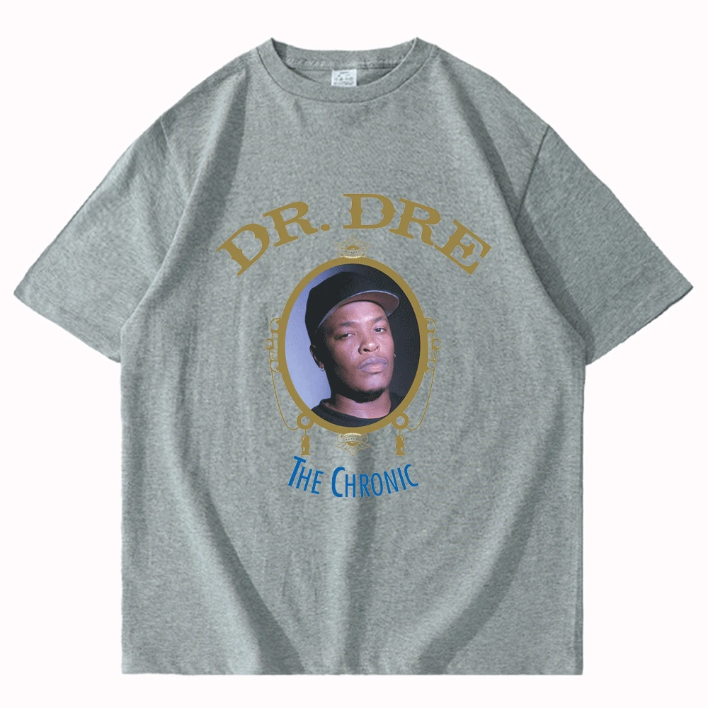 2022 Hot Sale Clothes Popular Dr Dre The Chronic T Shirt Cosplay Wear Streetwear Short Sleeve Tees Cotton Hip-pop T-shirt Men