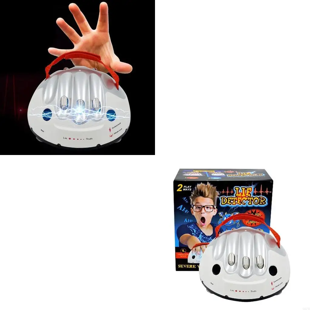 جهاز كشف الكذب بالصدمات الكهربائية الصغيرة معدات اختبار الحقيقة الكاذبة للحفلات