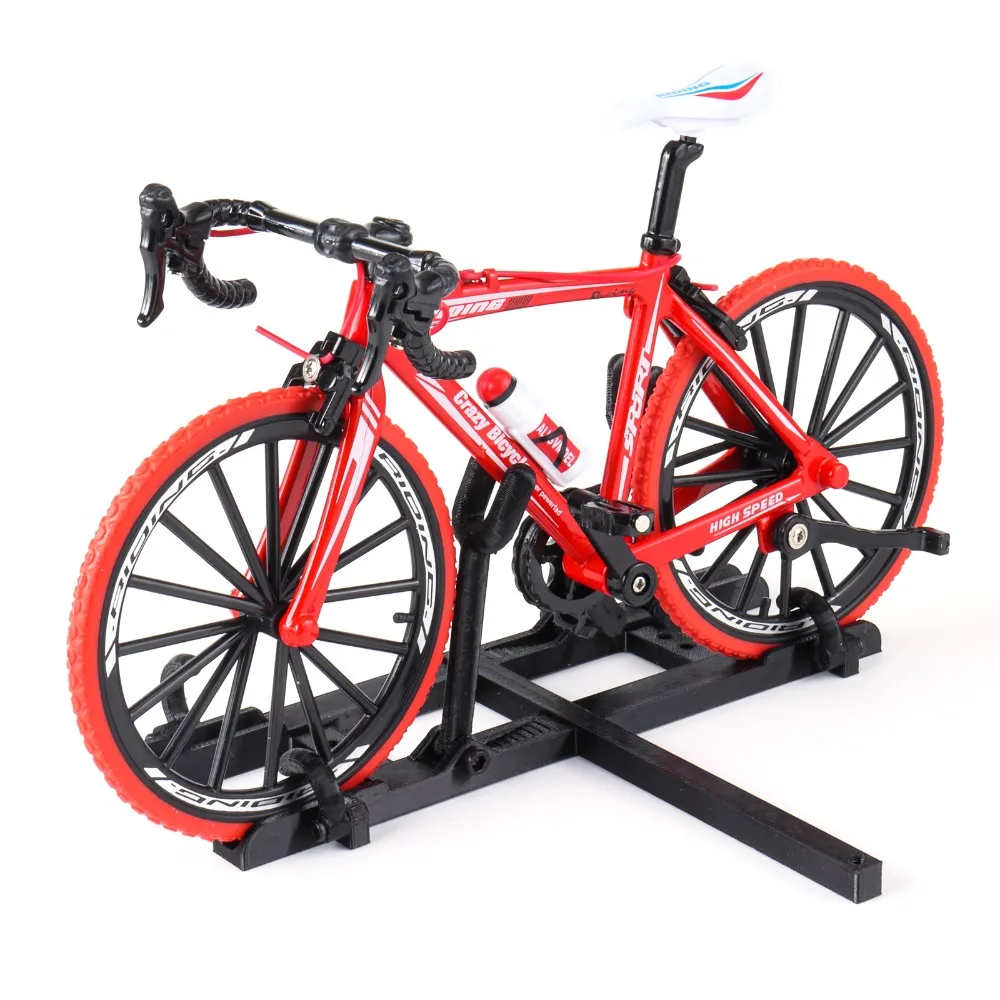 1/10 RC Simulation Bike Rack Mini Scale Bicycle Rear Rack Double Bike Mount Decorative for 1/8 1/10 RC Crawler TRX4 FCX10 SCX10