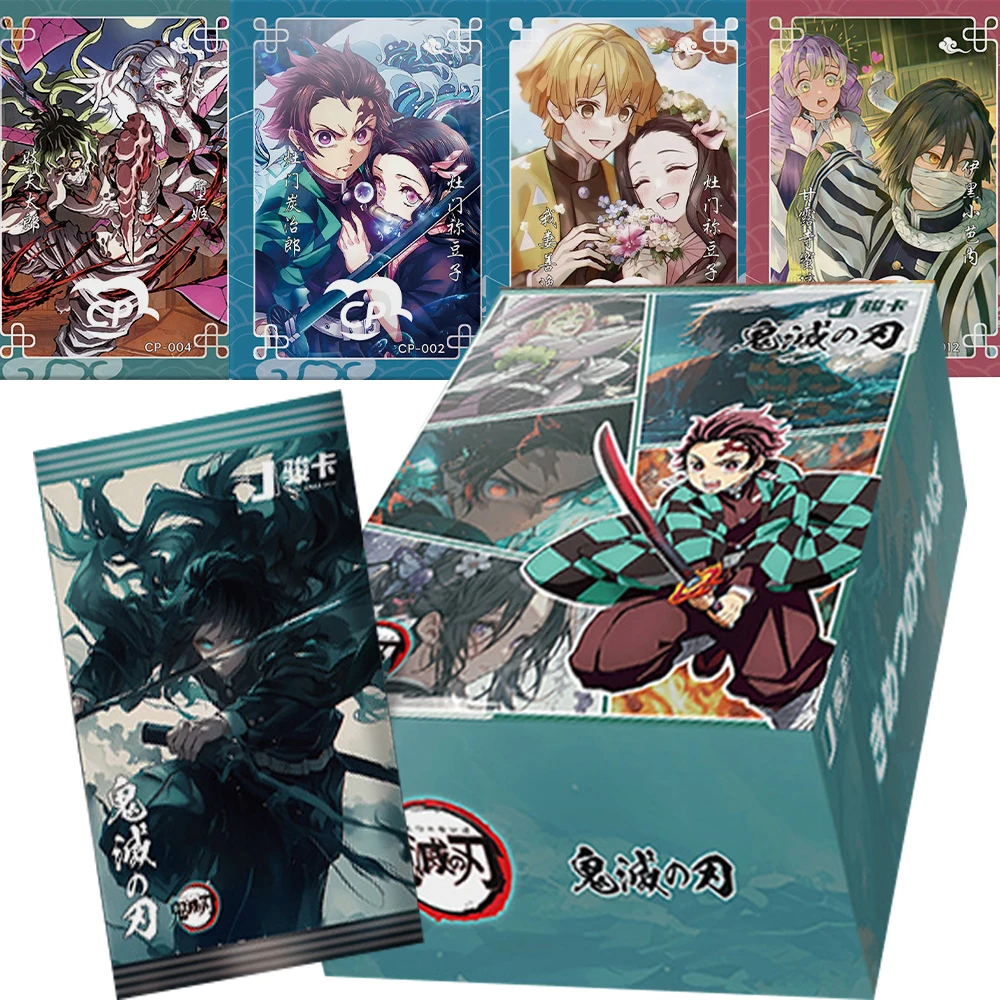 

Wholesale Demon Slayer Cards Youth Battle Anime Kamado Tanjirou Agatsuma Zenitsu Character SSR Portrait Cards Boys Girls Gifts