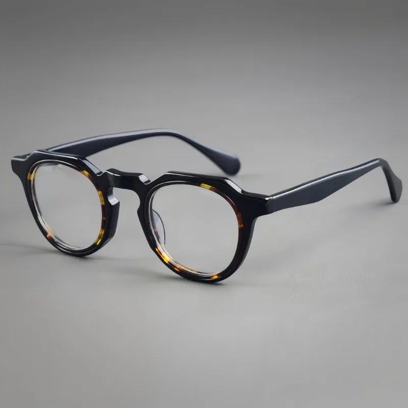 

Новые ретро-очки 2026 года с круглой оправой для женщин, на заказ, для коррекции близорукости, мужские оптические очки для чтения, прогрессивные пластиковые очки
