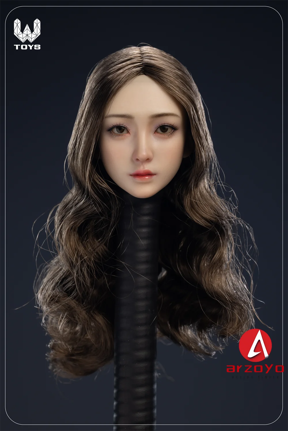 1/6 Scale Xiaoru Movable Eyes Female Head Carving Heavy/Light Makeup Model Fit 12'' Female Soldier Action Figure Body Dolls