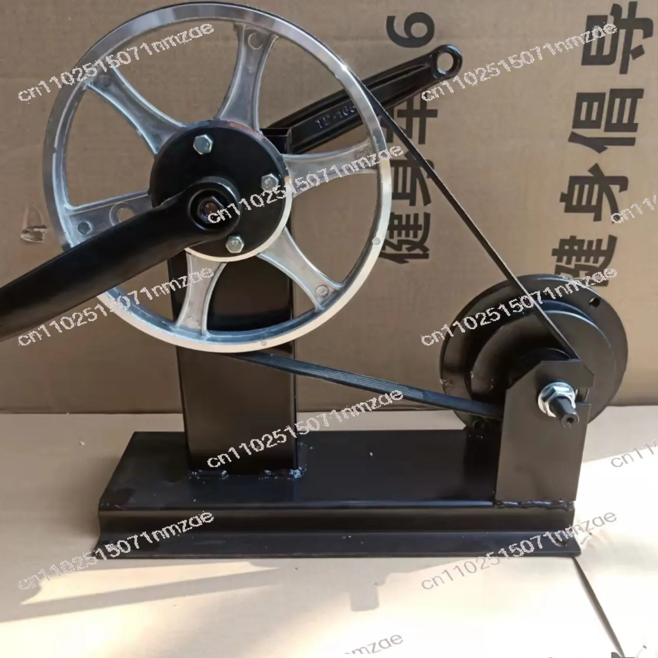 Electric rehabilitation trainer, hand crank pedal brushless permanent high-power fitness power generation can be modified