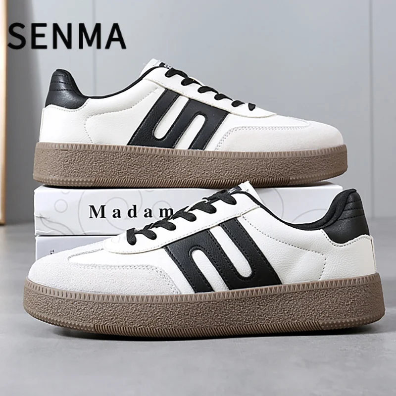 

SENMA Men's Shoes Couple Sneakers Comfortable Casual Outdoor Sneakers Genuine Designer Tennis/Walking/Runing/Park Shoes Footwear