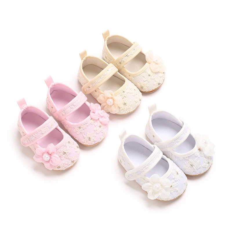 

Baby Girls Mary Jane Flats with Bownot Non Slip Soft Sole PU Leather Newborn Infant Toddler First Walker Cirb Dress Shoes