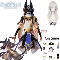 Game Genshin Impact Cyno Cosplay Costume Men Combat Uniform Boy Costume Halloween Cyno Cosplay Costume Full Set With Hat Cos