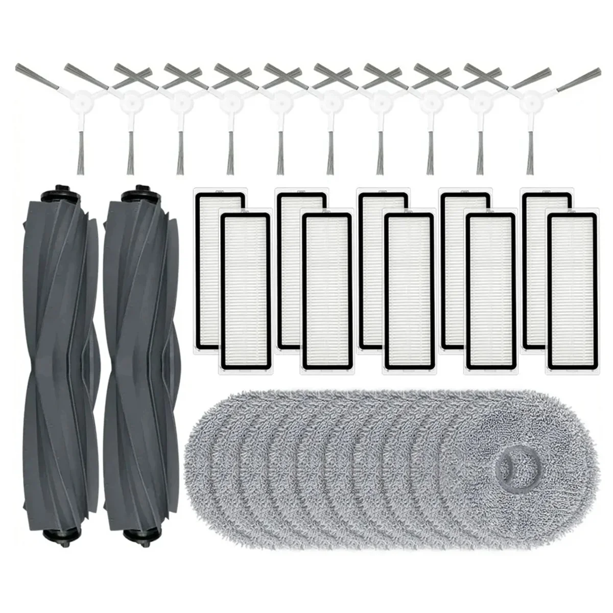 

For L10 Prime / L10S Pro Robot Vacuum Cleaner Roller Side Brush Hepa Filter Mop Cloths Rag Spare Part Accessories