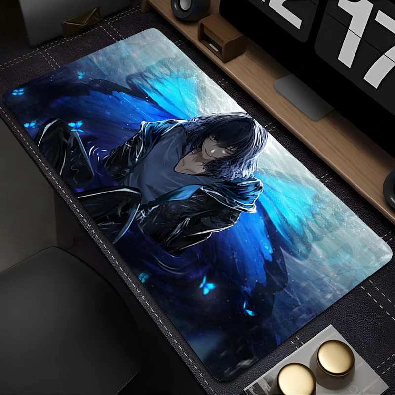 Mouse Pad Computer Cool Black And White Desktop Mouse Mat Laptop Fate Oberon HD Print Anime Keyboard Pad PC Gaming Soft Mousepad