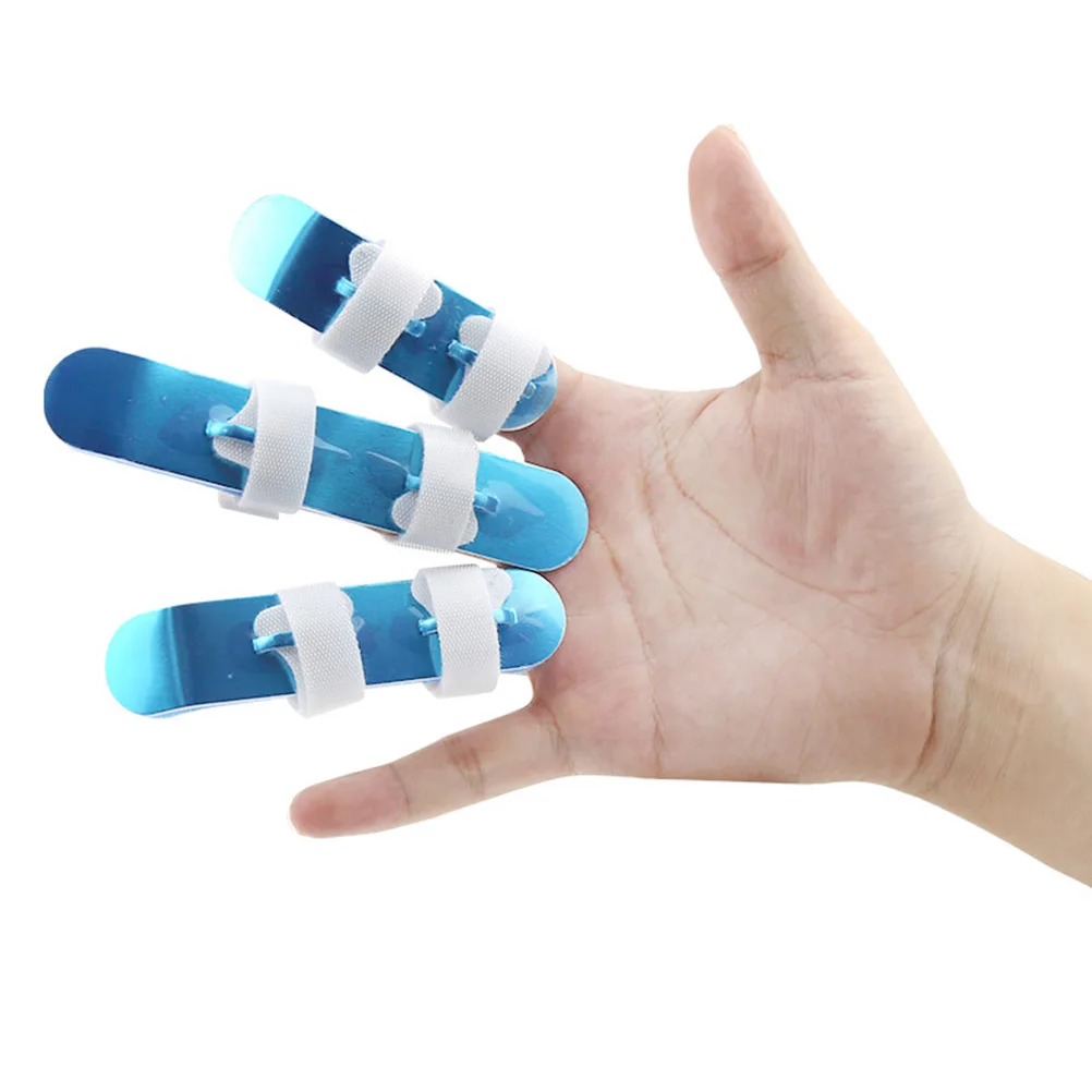 

2PCS Finger Splints Protective Support Braces for Injured Fingers H Thumb Sleeve Durable Flexible Easy Cleaning Fast Dry