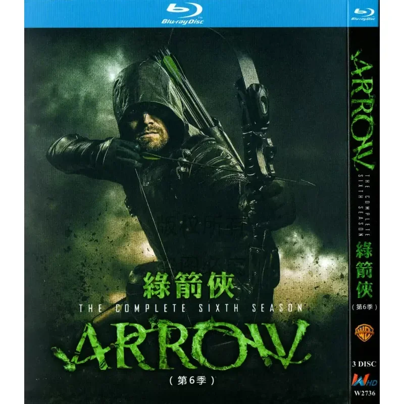 American fantasy action TV series Arrow Seasons 1–8 Blu-ray high definition 1080p 23-disc set