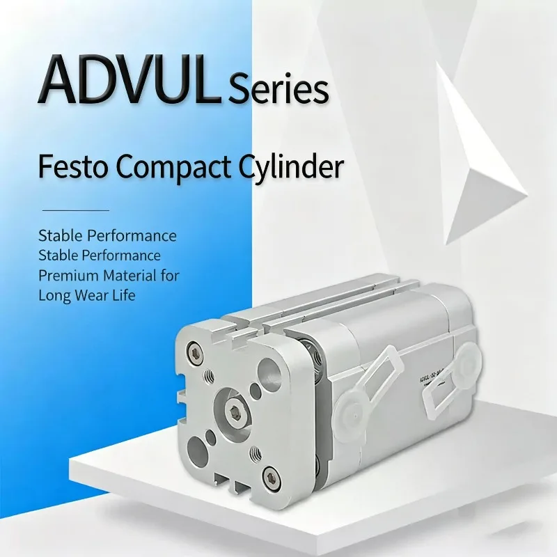 ADVUL-12 16 20 25 32 40 50 63 80-5 10 15 20 25 30 35 40 50 75 100 125 150 175 200-P-A Compact Cylinders ADVUL Series