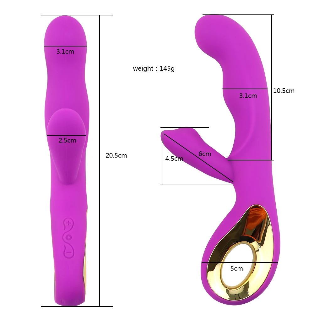 G Spot Rabbit Vibrator for Women Orgasm Dildo Adult Sex Toys USB Charging Powerful Masturbation Clitoris Stimulator Waterproof - Image 5