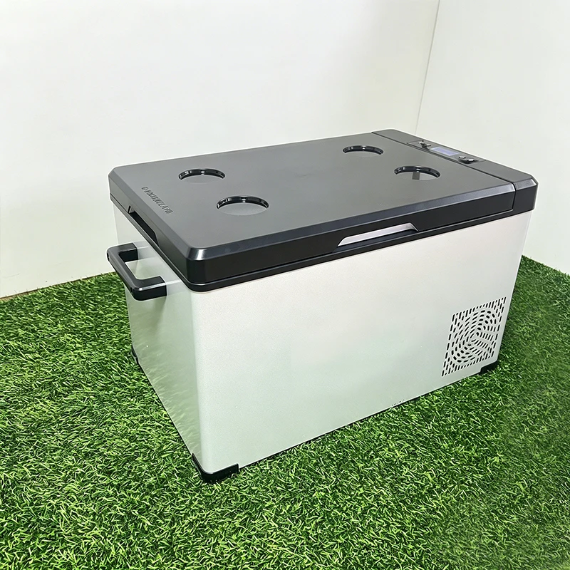 Portable 25L 30L Mini Outdoor Camping Fridge Auto 12V 24V AC Car Refrigerator for Hotels RVs Car Freezer Electric Power Source