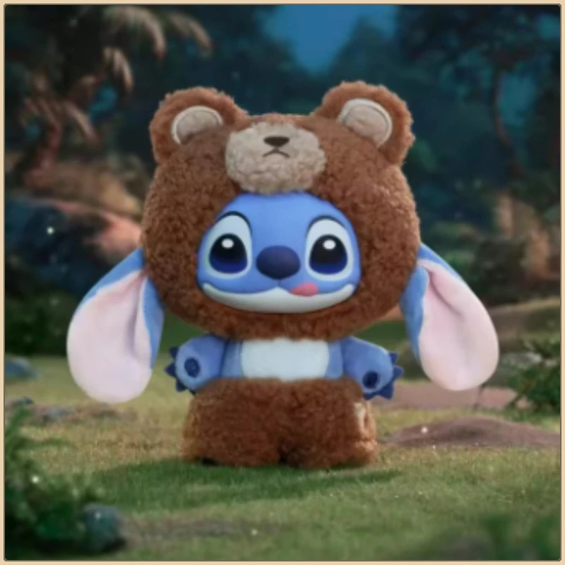 NUOVA serie Disney Stitch Wild Animal Scatola cieca Bambole di peluche Ciondolo Simpatico ornamento per bambole Scatola misteriosa Giocattoli a sorpresa Regali