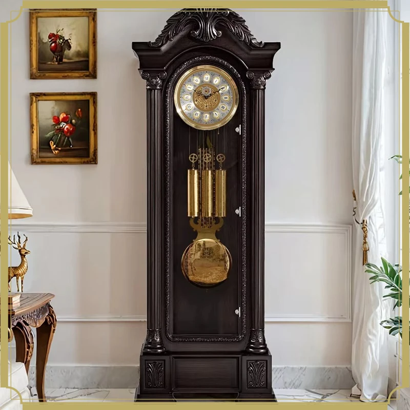 W16-Helmler movement European floor clock living room mechanical four-tone living room ornament classical